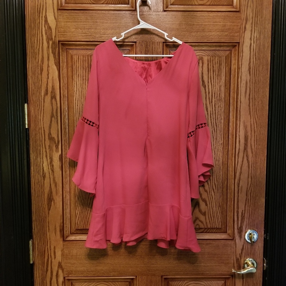 Coral dress